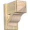 Ekena Millwork Funston Arts & Crafts Rough Sawn Outlooker, Douglas Fir, 8"W x 14"D x 14"H OUT08X14X14FST03RDF - alternate 1